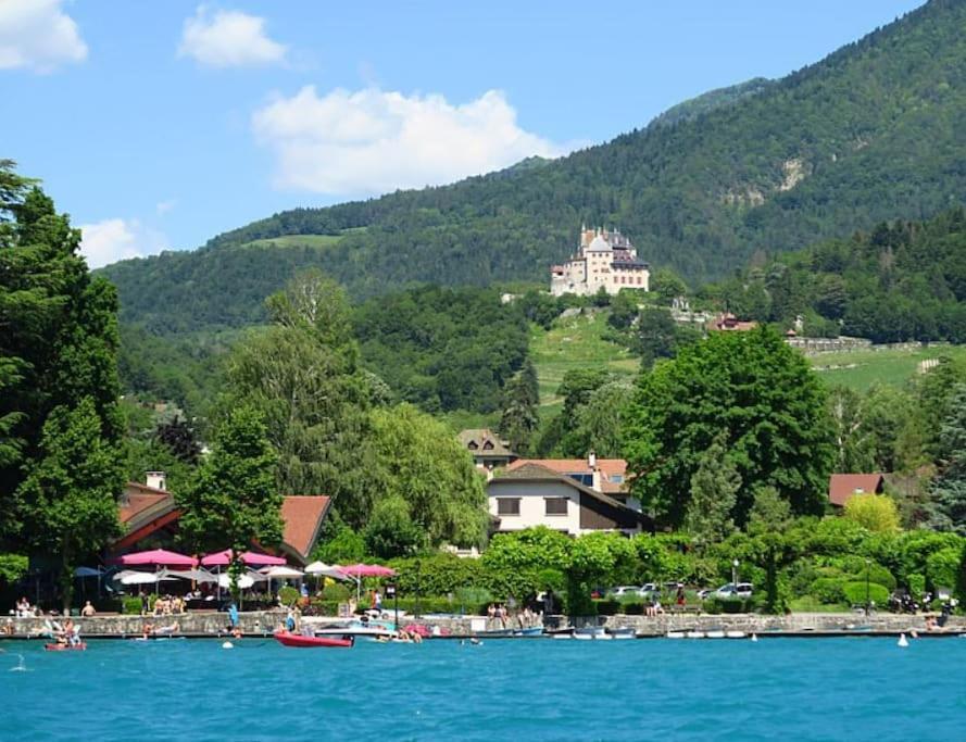 Charmant Appartement Lac D'Annecy / Ski - 6 Pers Menthon-Saint-Bernard Kültér fotó